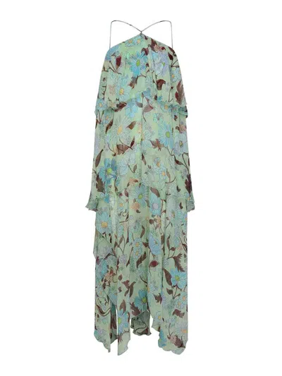 STELLA MCCARTNEY MULTICOLOR SILK DRESS