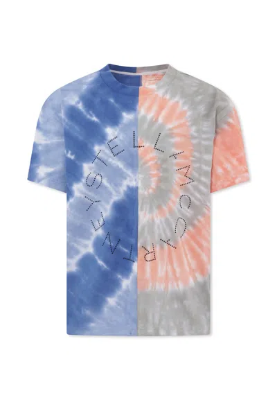 Stella Mccartney Kids' Multicolor T-shirt For Boy With Logo