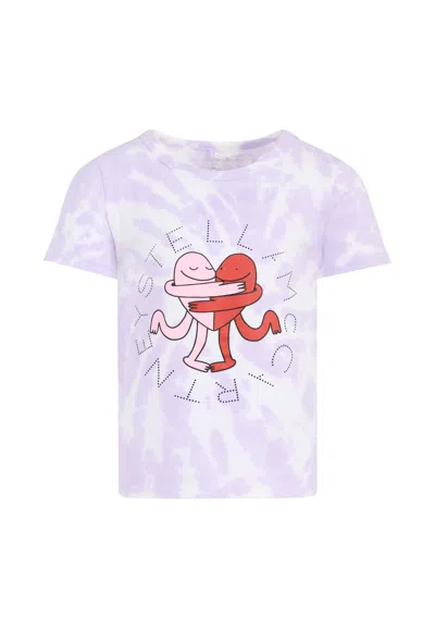 STELLA MCCARTNEY MULTICOLOR T-SHIRT FOR GIRL WITH HEART