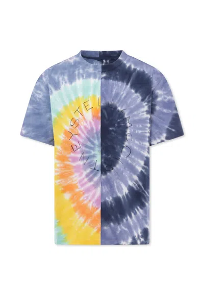 Stella Mccartney Multicolor T-shirt For Kids With Logo