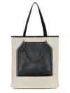 Stella Mccartney Trompe Loeil Print On Shopping Bag In Multicolor