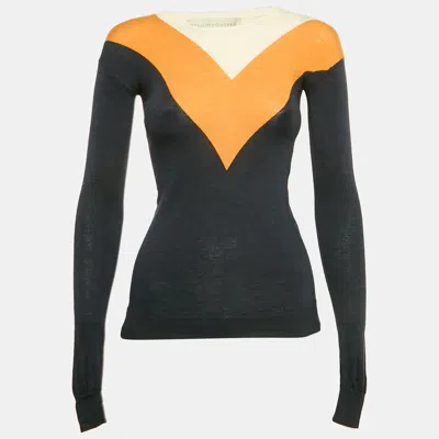 Pre-owned Stella Mccartney Multicolor Wool Long Sleeve Sweater S