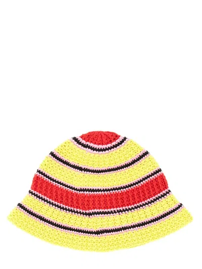 Stella Mccartney Stella Mc Cartney Crochet Bucket Hat In Multi