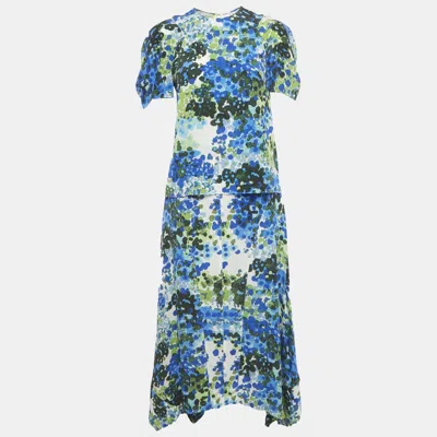 Pre-owned Stella Mccartney Multicolour Naya Floral Print Top & Skirt Set S