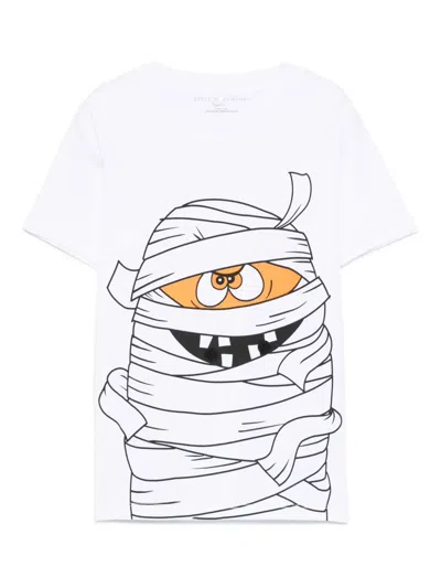 Stella Mccartney Kids' Mummy-print T-shirt In White