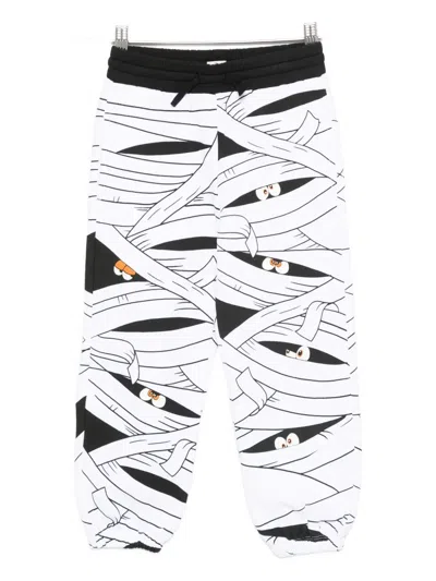 Stella Mccartney Kids' Mummy-print Trousers In White