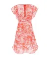 Stella Mccartney Mushroom-print Short Dress In Red