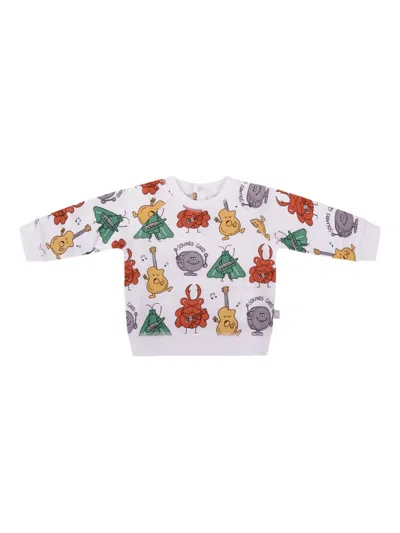 Stella Mccartney Babies' Musical-print Sweater In Purple