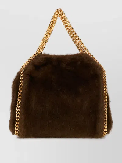 Stella Mccartney Na Alter Mat Clutch Bag In Brown