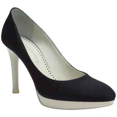 Pre-owned Stella Mccartney Navy & White Pump - 36.5