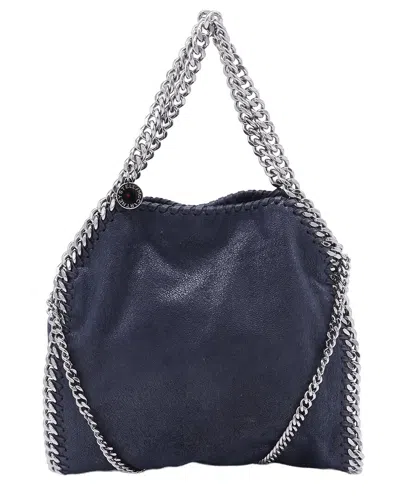 Stella Mccartney Navy Blue Faux Leather Falabella Tote (authentic Pre-loved)