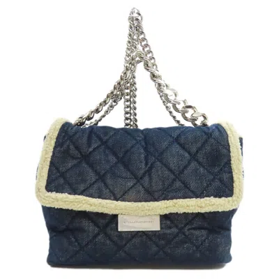 Pre-owned Stella Mccartney Navy Denim Handbag () In Blue