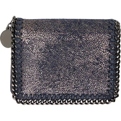 Stella Mccartney Navy Falabella Bi-fold Wallet