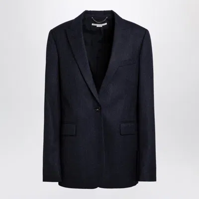 STELLA MCCARTNEY STELLA MCCARTNEY NAVY SINGLE-BREASTED JACKET IN