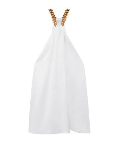Stella Mccartney Chain Sleeveless Top In White