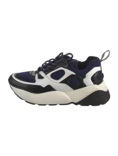 Pre-owned Stella Mccartney Neoprene Chunky Sneakers In Blue