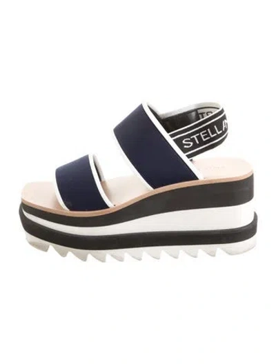 Pre-owned Stella Mccartney Neoprene Sandals In Blue