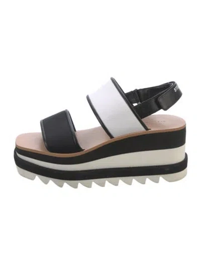 Pre-owned Stella Mccartney Neoprene Sandals In White