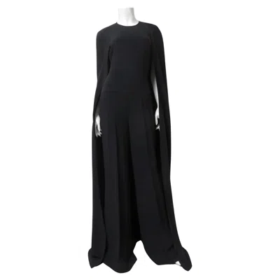 Pre-owned Stella Mccartney New S/s 2015 Jumpsuit With Cape In Black
