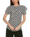 Stella Mccartney Noelle Silk Top In Black