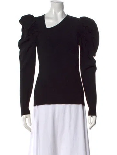 Pre-owned Stella Mccartney Nylon Asymmetrical Top In Black