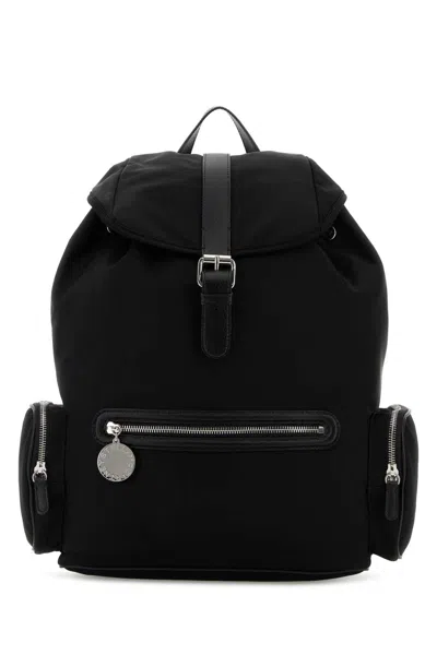 Stella Mccartney Nylon Backpack Backpack In Black