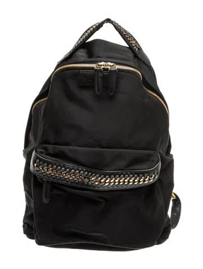Pre-owned Stella Mccartney Nylon Backpack In Black