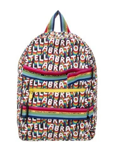 Pre-owned Stella Mccartney Nylon Backpack In Multi