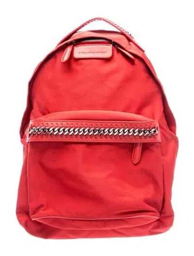 Pre-owned Stella Mccartney Nylon Backpack In Red