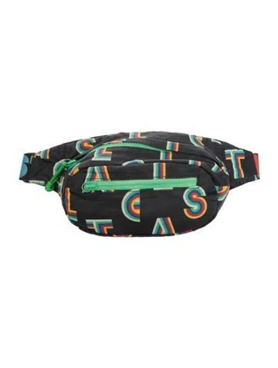 Pre-owned Stella Mccartney Nylon Belt Bag In Black