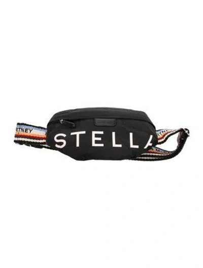 Pre-owned Stella Mccartney Nylon Belt Bag In Black