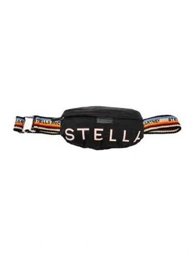 Pre-owned Stella Mccartney Nylon Belt Bag In Black
