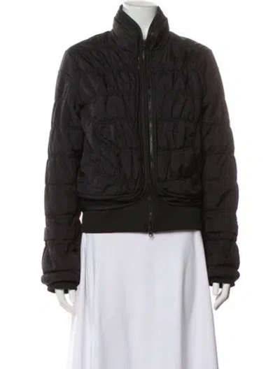 Pre-owned Stella Mccartney Nylon Bomber Jacket In Gray