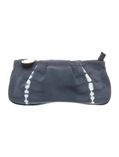 Pre-owned Stella Mccartney Nylon Clutch In Blue