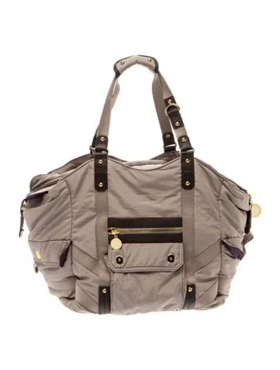 Pre-owned Stella Mccartney Nylon Hobo In Neutral