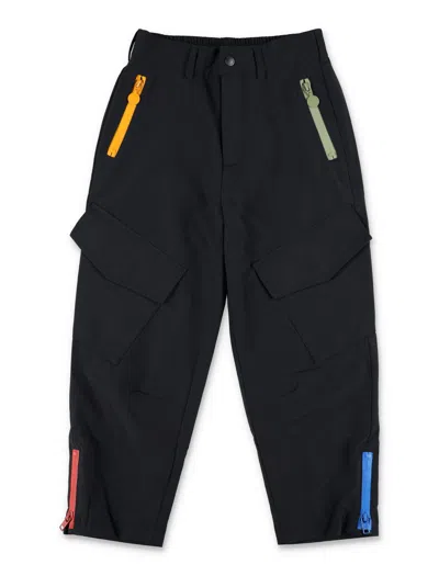 Stella Mccartney Kids' Nylon Jogging Pants In Black