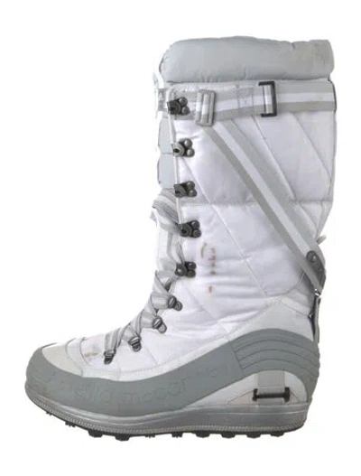 Pre-owned Stella Mccartney Nylon Lace-up Boots In Multi