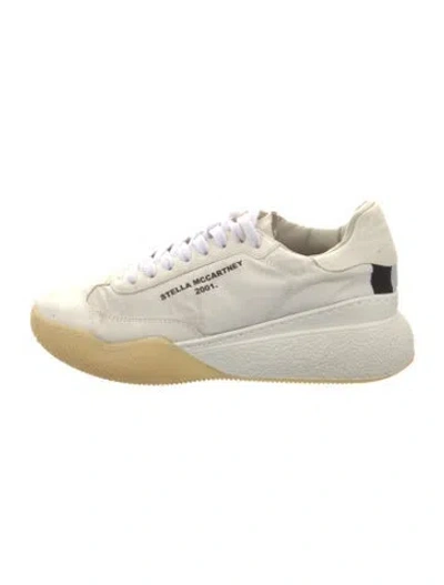 Pre-owned Stella Mccartney Nylon Sneakers In White