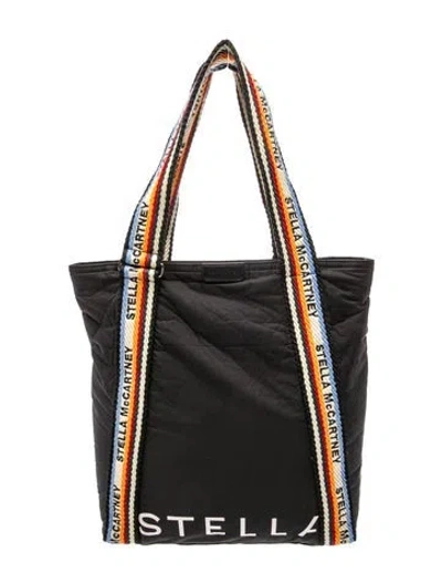Pre-owned Stella Mccartney Nylon Tote In Black