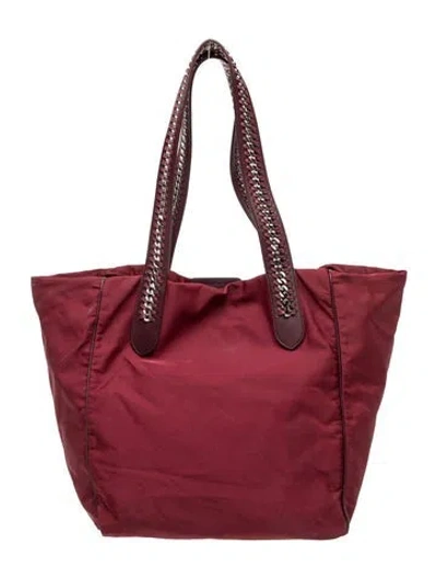 Pre-owned Stella Mccartney Nylon Tote In Red