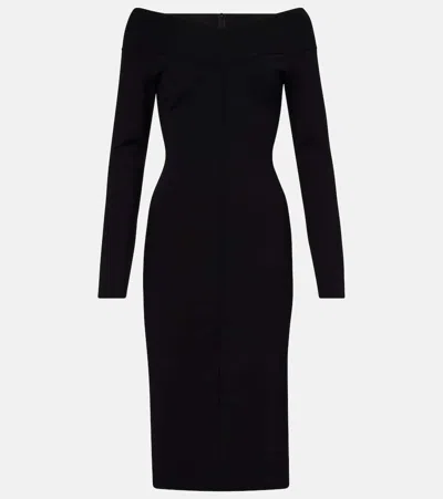 STELLA MCCARTNEY 露肩针织中长连衣裙