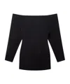 Stella Mccartney Off-the-shoulder Structured Corset Mini Dress In Black