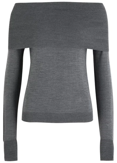 Stella Mccartney Off-the-shoulder Wool Jumper