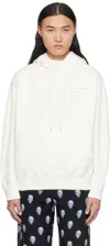 Stella Mccartney Off-white Printed Hoodie In 9500 Natural