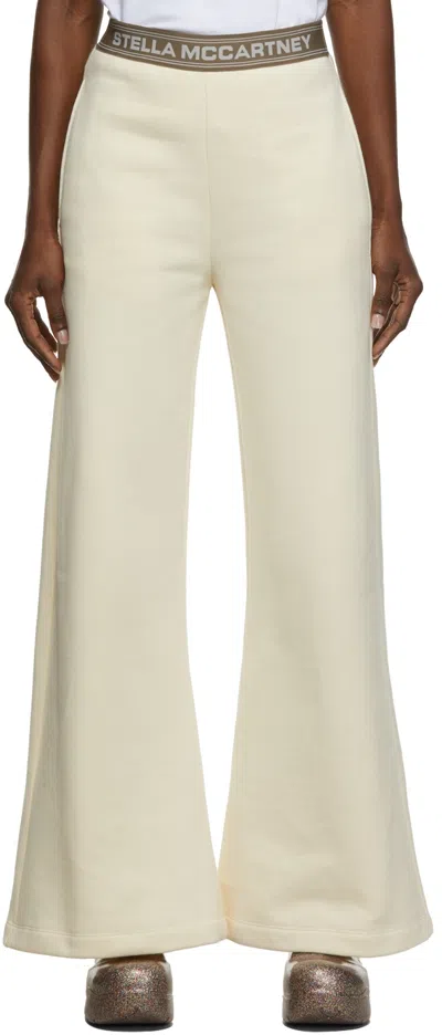 Stella Mccartney Off-white Tom Tosseyn Edition Logo Lounge Pants In 9012 Magnolia
