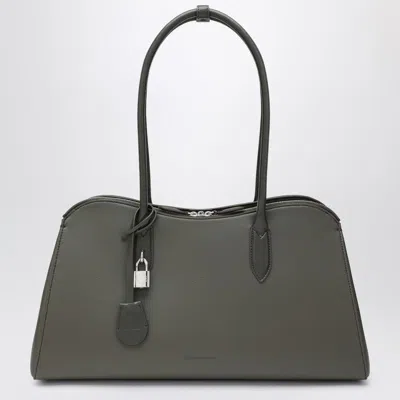 Stella Mccartney Olive Green Ryder Shoulder Bag In Gray