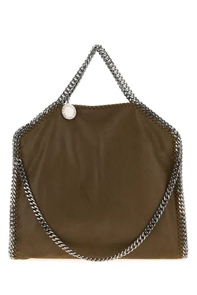 Stella Mccartney Olive Green Shaggy Deer Medium Falabella Handbag