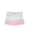 Stella Mccartney Multicolor Shorts For Girl With Logo In Multicolour