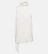 Stella Mccartney One-shoulder Crepe De Chine Top In White