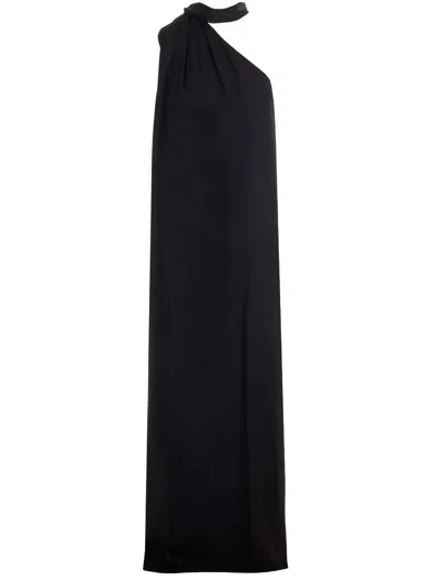 Stella Mccartney One-shoulder Maxi Dress In Black